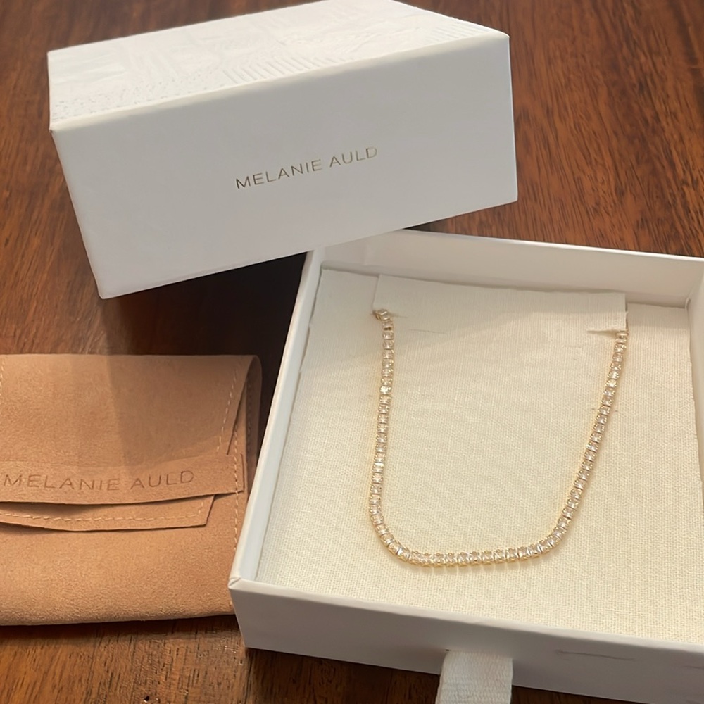 Melanie Auld Tennis Necklace